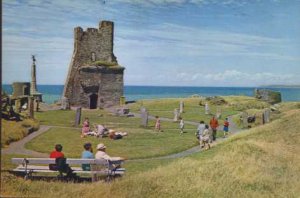 The Castle ,Aberystwyth  Postcard - J. Arthur Dixon