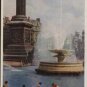 TRAFALGAR SQUARE  A Fountain Scene London  Fry & Co Postcard  Topo