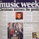 MUSIC WEEK MAGAZINE Dec 1998 Robbie Williams,