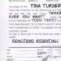 Tina Turner - What Ever You Want - UK Promo 12" Single