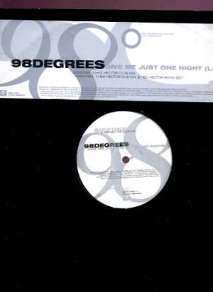 98 Degrees - Give Me Just One Night - UK Promo 12" Single