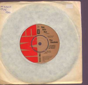 The Shadows - Run Billy Run - UK 7" Single