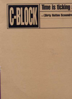 C-Block - Time Is Ticking Away - UK Promo 12" Single