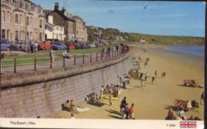 The Beach Filey Postcard 1982 / Dennis