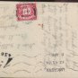 My Wish for Your Birthday Postcard With Posted Due Stamp 1922
