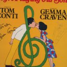 London Cast - They're Playing Our Song - UK LP -  Signed Tom Conti & Gemm Craven