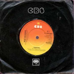 Boz Scaggs - Simone - UK 7" Single