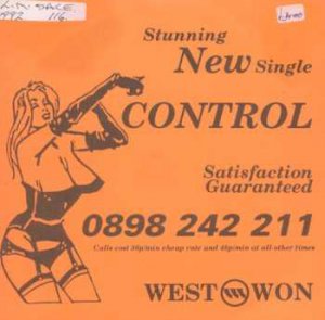 West Won - Control - UK 7" Single
