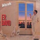 F.R. David - Words - UK 7" Single
