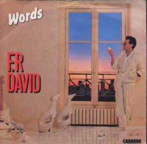 F.R. David - Words - UK 7" Single