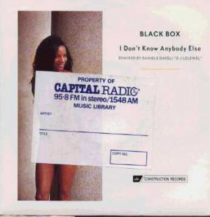 Black Box - I Don't LNow Anybody Else - UK 7" Single
