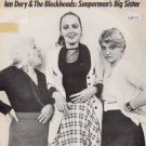 Ian Dury & The Blockheads - Sueperman's Big Sister - UK 7" Single