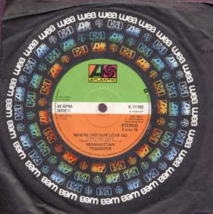 Manhattan Transfer - Where Did Our Love Go - UK 7" Single