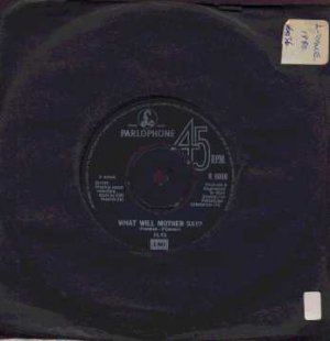 Flys - What Will Mother Say? - UK 7" Single