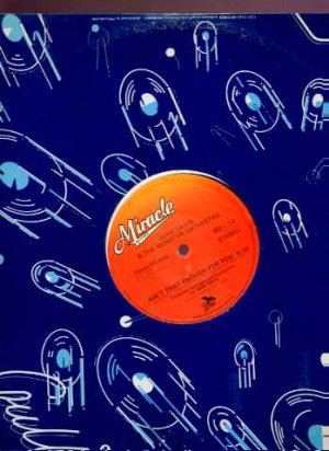 John Davis & The Monster Orchestra - Ain't That Enough For You - UK 12" Single