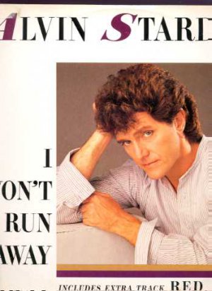 Alvin Stardust - I Won't Run Away - UK 12" Single