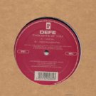 Defe - Thoughts Of You - UK 12" Single