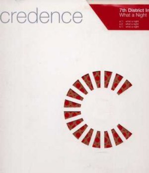7th District Inc. ft Janine Cross - What A Night - UK 12" Single