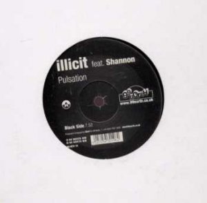 Illicit feat Shannon - Pulsation - UK 12" Single