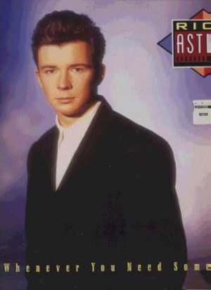 Rick Astley - Whenever You Need Somebody - UK LP