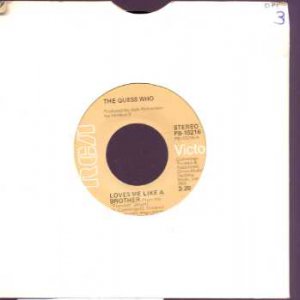 The Guess Who - Loves Me Like A Brother - UK 7" Single