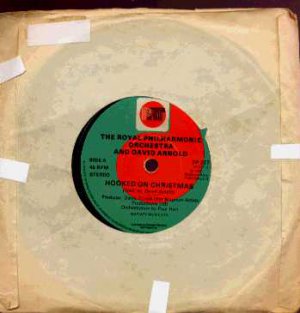 The Royal Philharmonic and David Arnold - Hooked On Christmas - UK 7" Single