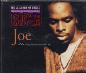 Joe - All The Things (Your Man Won't Do) - 4 Track UK CD Single