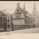 OWENS COLLEGE Manchester Postcard 341