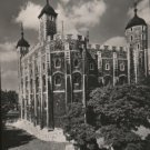 VINTAGE B&W POSTCARD OF THE TOWER OF LONDON - THE WHITE TOWER
