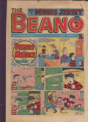 THE BEANO UK COMIC Jan 31st 1987 No. 2324