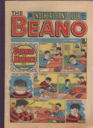 THE BEANO UK COMIC Feb 71th 1987 No. 2325