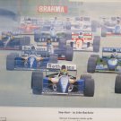 THE GRAND PRIX COLLECTION  Stop Start by John Batchelor Michael Schumacher Print