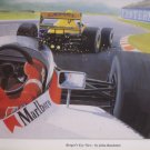 THE GRAND PRIX COLLECTION - Berger's Eye View by John Batchelor - Martin Brundle