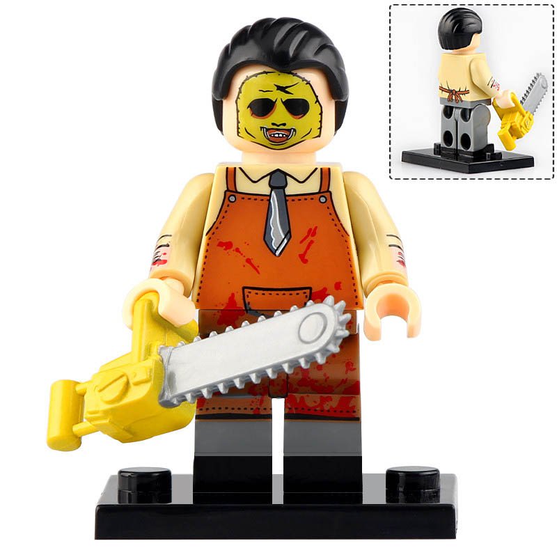 Minifigure Chainsaw Killer Horror Movie Compatible Lego Building Block Toys