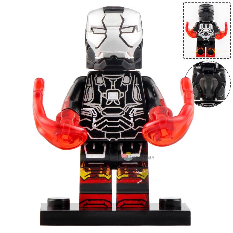 Minifigure Iron-Man Mk 22 Hot Rod Marvel Super Heroes Compatible Lego ...