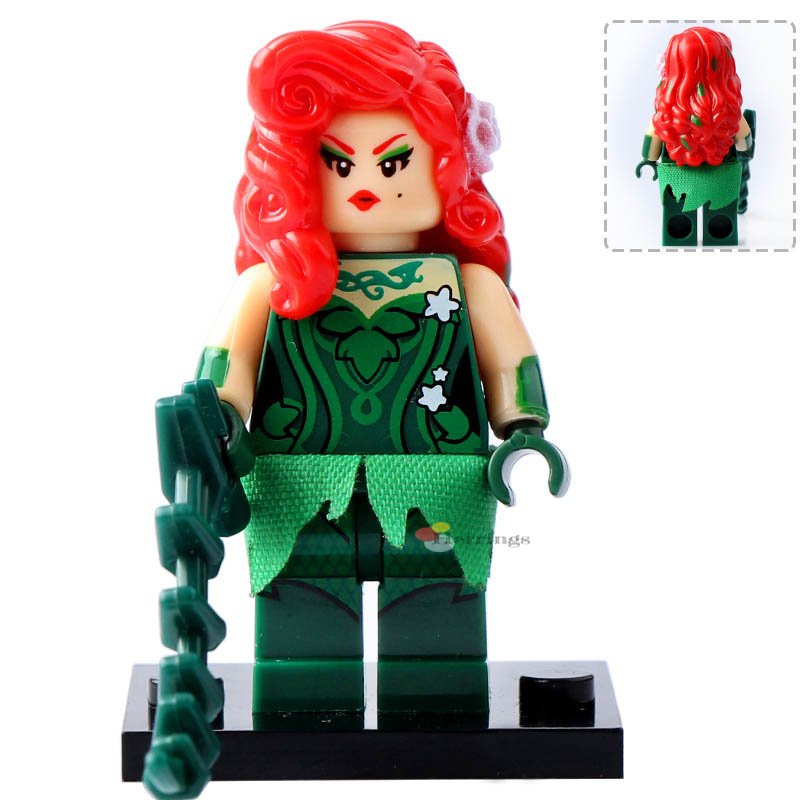 Minifigure Poison Ivy DC Super Heroes Compatible Lego Building Block Toys