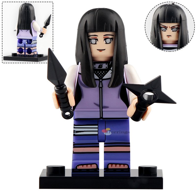 Minifigure Hyuga Hinata Anime Heroe Naruto Compatible Lego Building ...