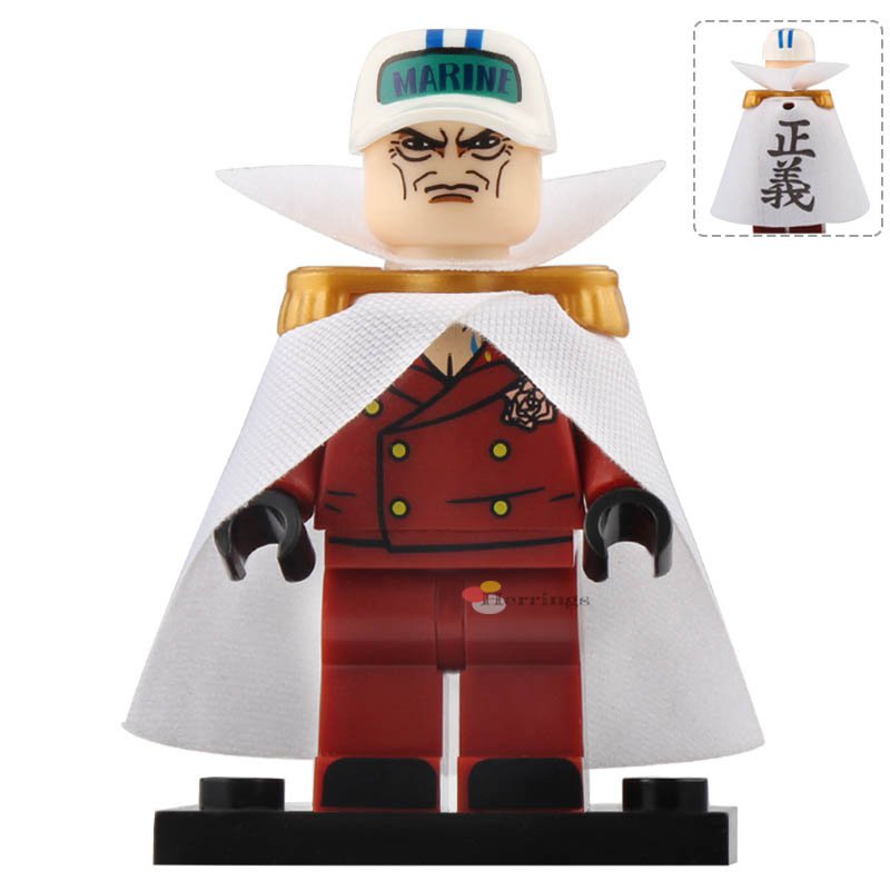 Minifigure Sakazuki (Akainu) Anime One Piece Compatible Lego Building