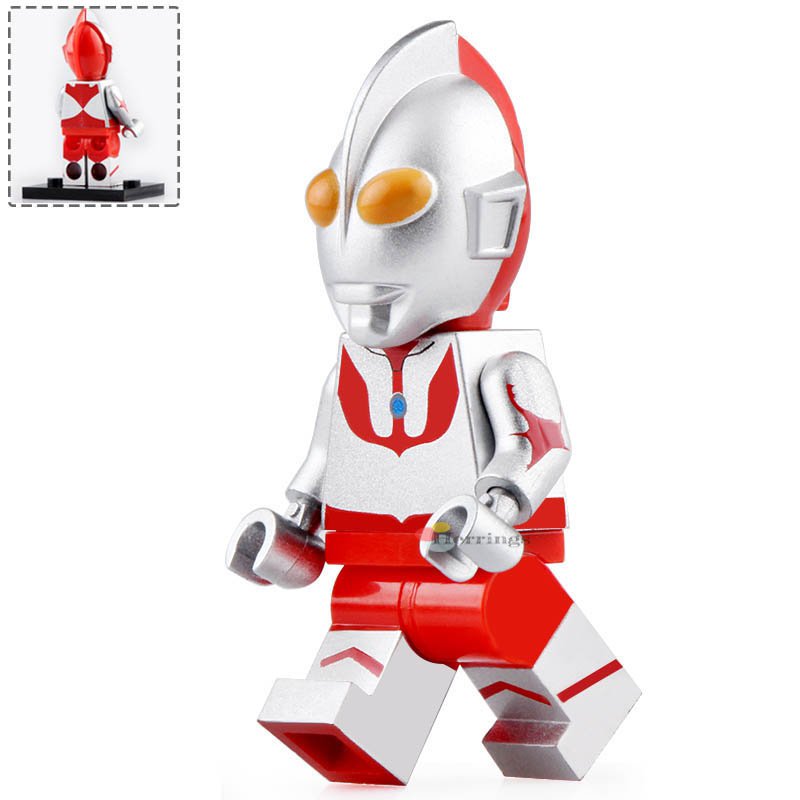 Minifigure Ultraman Superheroes Ultra Hero Compatible Lego Building ...