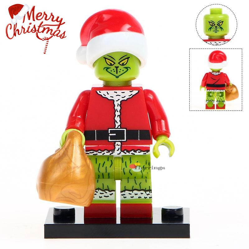 Minifigure The Grinch Christmas Themed Compatible Lego Building Block Toys