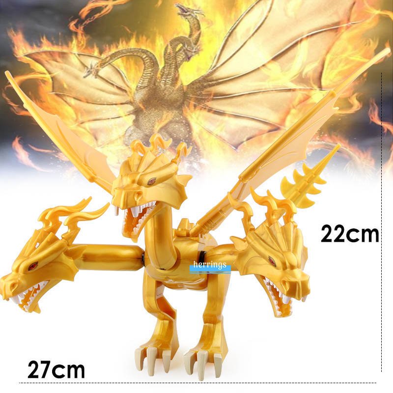 LEGO Compatible Godzilla War of Monsters King Ghidorah (Ghidrah) Custom ...