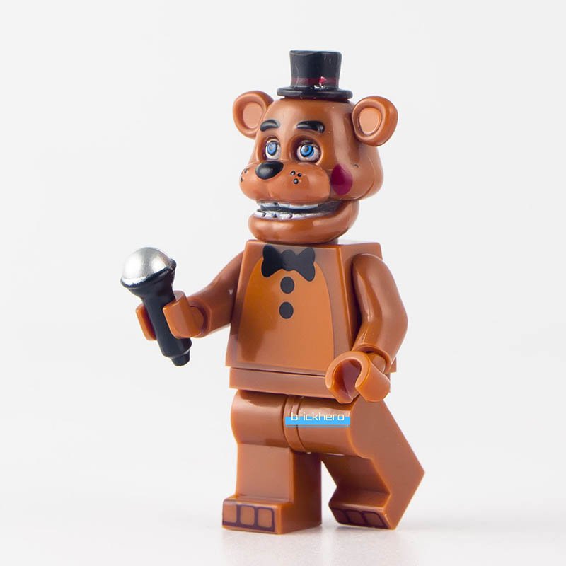 LEGO Compatible Five Nights at Freddy's Toy Freddy Custom Printed Minifigure Brick Toys Gift