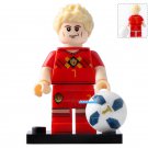 LEGO Compatible Football Players Kevin De Bruyne (Belgium) Custom Printed Minifigure Brick Toys Gift