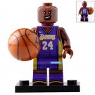 LEGO Compatible NBA Players Kobe Bryant (Los Angeles Lakers) Custom Printed Minifigure Brick Toys