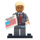 LEGO Compatible American President Donald John Trump Custom Printed Minifigure Brick Toys Gift