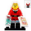 LEGO Compatible Christmas Themed Christmas Woman Custom Printed Minifigure Brick Toys Gift