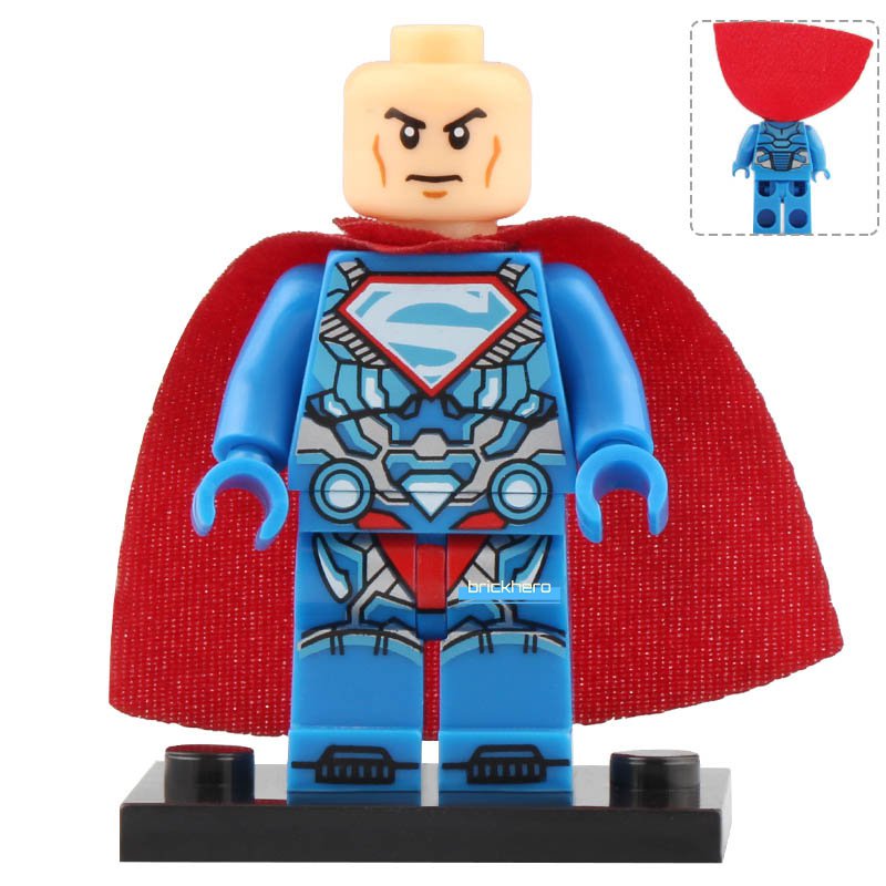 LEGO Compatible DC Comic Super Heroes Lex Luthor (Superman) Custom Printed Minifigure Brick Toys