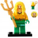 LEGO Compatible DC Super Heroes Aquaman (Arthur Curry) Custom Printed Minifigure Brick Toys Gift