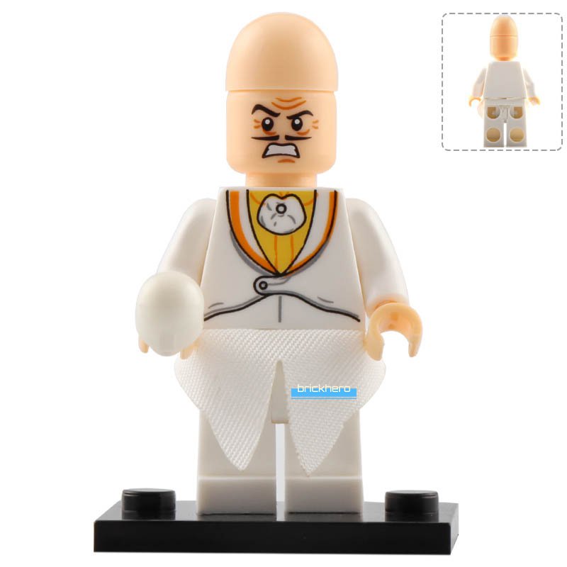 LEGO Compatible DC Super Heroes Egghead (The Lego Batman Movie) Custom Printed Minifigure Brick Toys