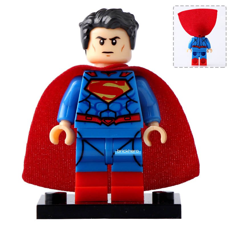 LEGO Compatible DC Super Heroes Superman (New 52) Custom Printed Minifigure Brick Toys Gift